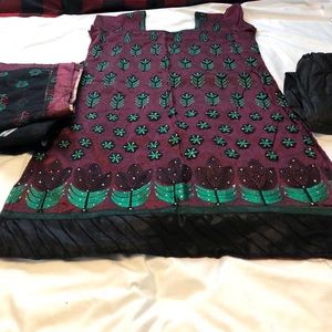 Indian traditional churidar/straight cut